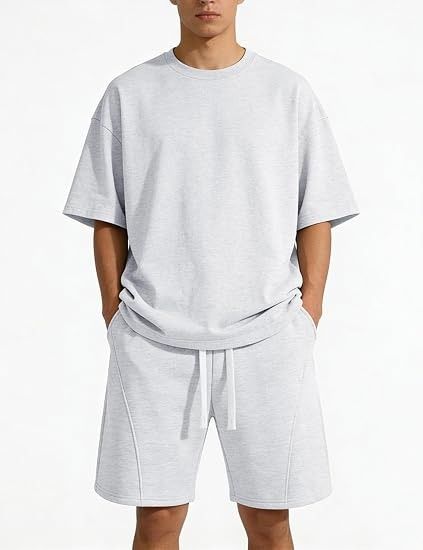 Light Grey Men'S Shorts image 4
